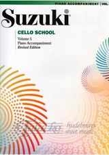 Suzuki Cello School: Piano Accomp. Volume 5 Revised Edition