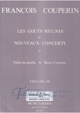 Gouts Réunis ou Nouveaux Concerts, volume 3