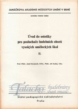 Úvod do estetiky - hudební obory II.