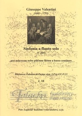 Sinfonia a flauto solo (C dur) č. 10