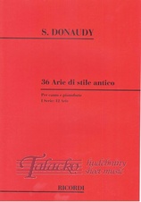 36 Arie di stile antico Serie I: 12 Arie