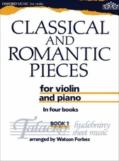 Classical and Romantic Pieces for Violin Book 1