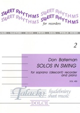 Solos in Swing for soprano (descant) recorder and piano