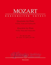 Quartets for Flute, Violin, Viola and Cello KV 285, 285a, Anh. 171(285b), 298