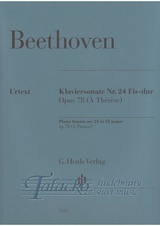 Piano Sonata no. 24 F sharp major op. 78 (À Thérèse)