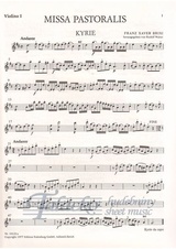 Missa Pastoralis (violino 1)