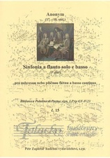 Sinfonia a flauto solo e basso (F dur) č.15