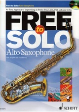 Free to Solo: Alto Saxophone + CD