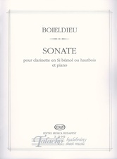 Sonate pour clarinette en Si bémol ou hautbois et piano