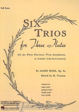 Six Trios For Three Flutes Op.83