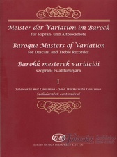 Baroque Masters of Variation for Descant and Treble Recorder 1.
