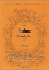 Hungarian Dances No. 1 g-moll, No. 3 F-dur, No. 10 F-dur WoO1 (violoncello)