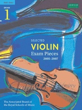 Selected Violin Exam Pieces 2005-2007 Gr. 1 - part only