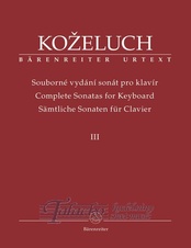 Souborné vydání sonát pro klavír III (sonáty 25-37)