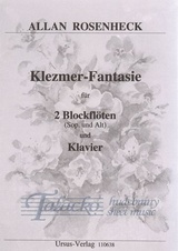 Klezmer-Fantasie für 2 Blockflöten und Klavier
