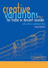 Creative Variations for treble or descant recorder vol 2 + CD
