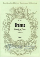 Hungarian Dances No. 5 fis-moll, No. 6 Des-dur, No. 7 F-dur WoO1 (housle 1)