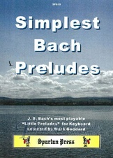 Simplest Bach Preludes