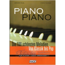 Piano Piano (Leicht) 100 schönsten Melodien Von Klassik bis Pop + 3CD