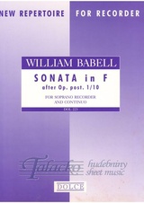 Sonata in F after op. post. 1/10