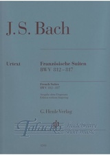 French Suites BWV 812-817 (without fingering)