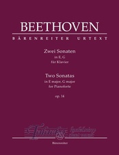 Two Sonatas in E major, G major for Pianoforte op. 14