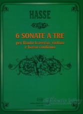 6 Sonate a tre per flauto traverso, violino e basso continuo