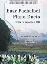 Easy Pachelbel Piano Duets + CD