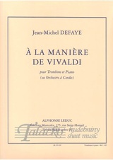 A la maniere de Vivaldi (8e/9e)