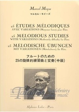 25 études mélodiques avec variations (moyenne force)