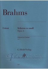 Scherzo e flat minor op. 4