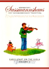 Baerenreiter's Sassmannshaus - Early Start on the Viola, Volume 1