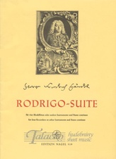 Rodrigo-Suite Einrichtung für Blockflötenquartett (oder andere Instrumente) und Basso continuo HWV 5